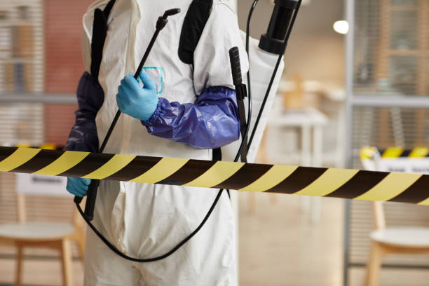 Professional Trauma Scene Cleanup technician working in Woodstock, OH